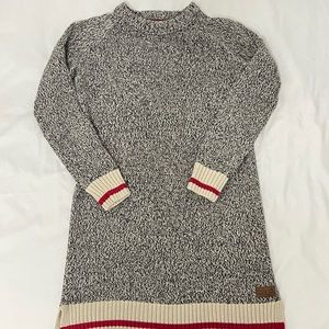 Roots Cabin Sweater Dress: Grey - Size XL